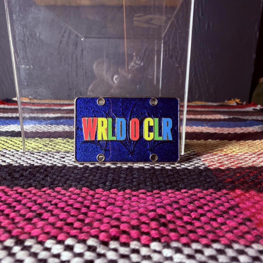 Disney DLR WRLD O CLR World of Color License Plate Mystery Pin PP91086